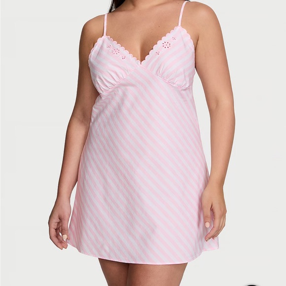 Victoria Secret Pink Striped Slip-dress - Picture 5 of 8